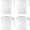 Merkloos Pakket Van 4x Stuks Kunststof Schenkkannen/waterkannen Van 2 Liter - 2000 Ml - Feest/partij/zomer -Bol Waterkoker Winkel 949x1200 2