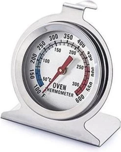 Oventhermometer - BBQ - Thermometer Oven - Temperatuurmeter RVS- BrandNewCake
