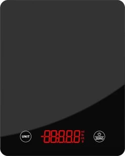 ViveGrace HOME® Digitale Precisie Keukenweegschaal - Met Tarra Functie - Gehard Glas - Incl Batterijen - Zwart -Bol Waterkoker Winkel 960x1200 2