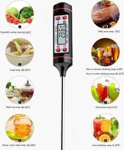 IGOODS - Digitale Vleesthermometer - Keukenthermometers- BBQ Thermometer- Voedselthermometer- RVS 8 IGOODS - Digitale Vleesthermometer - Keukenthermometers- BBQ Thermometer- Voedselthermometer- RVS -Bol Waterkoker Winkel 992x1200