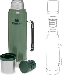 Stanley The Legendary Classic Bottle 1,00L - Thermosfles - Hammertone Green 21 Stanley The Legendary Classic Bottle 1,00L - Thermosfles - Hammertone Green -Bol Waterkoker Winkel 996x1200 1